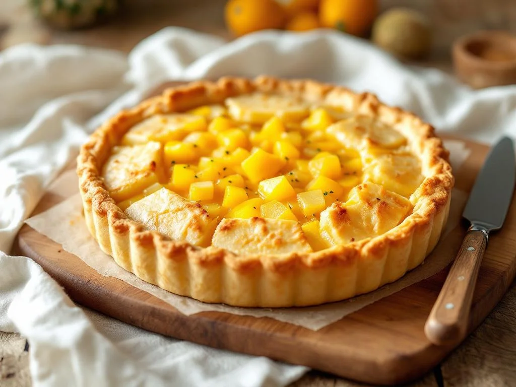 Pineapple and Mango Pie