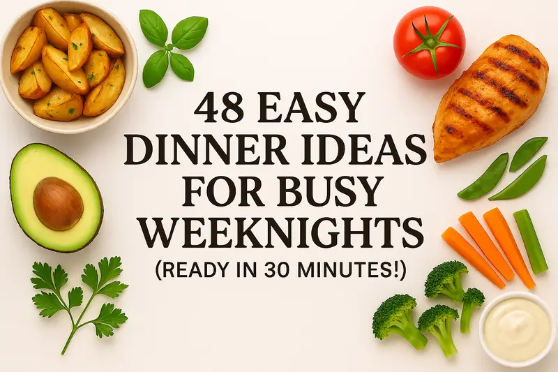 48 Easy Dinner Ideas for Busy Weeknights (Ready in 30 Minutes!)