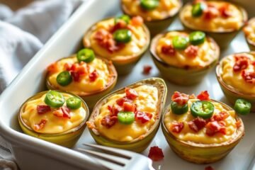 Delicious Spicy Jalapeno Popper Egg Cups