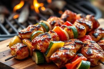 How to Make Yummy Honey Chicken Kabobs