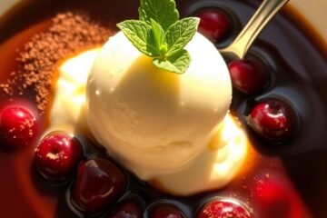 Sour Cherry Affogato